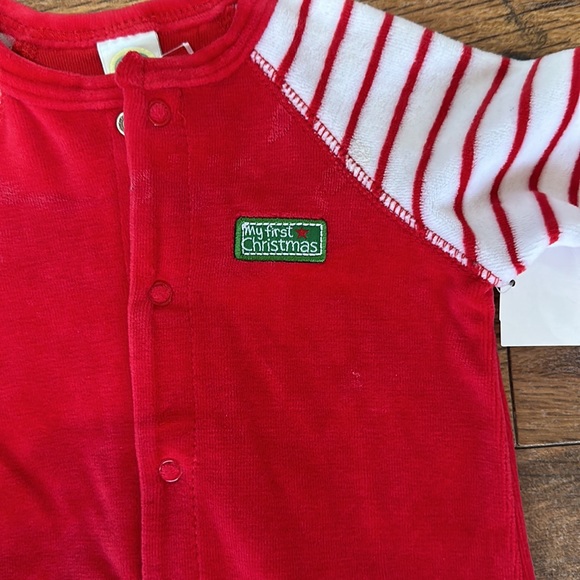 Little Me Boy Christmas Outfir - Picture 3 of 5